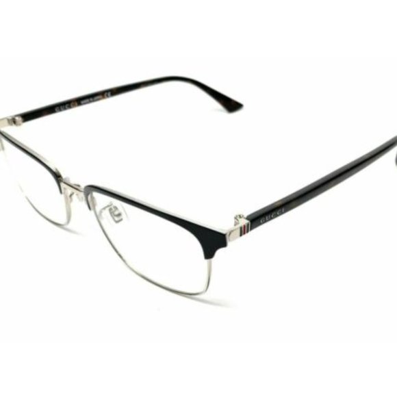 Gucci Men's Dark Blue and Brown Eyeglasses! - Picture 1 of 4